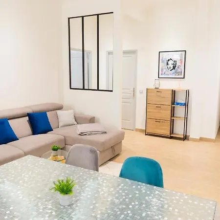 Lägenhet Jardin Des Muses - 2 Pieces - Parking Carre D'or